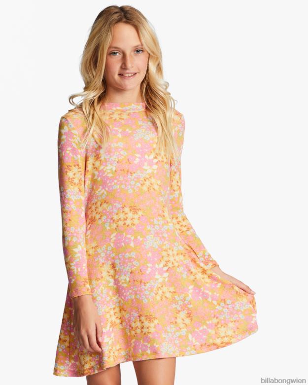 Billabong Clothing 00V682743 | Billabong 4-16 Mod Moves Kleid zartes Rosa Mädchen