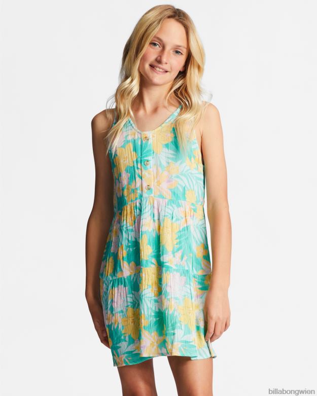 Billabong Clothing 00V682762 | Billabong 4-16 supersüßes Minikleid helle Lagune Mädchen