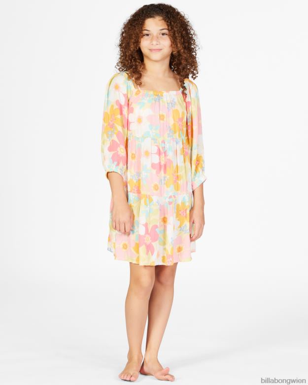 Billabong Clothing 00V682764 | Billabong Love Crush Babydoll-Kleid Buttermilch Mädchen