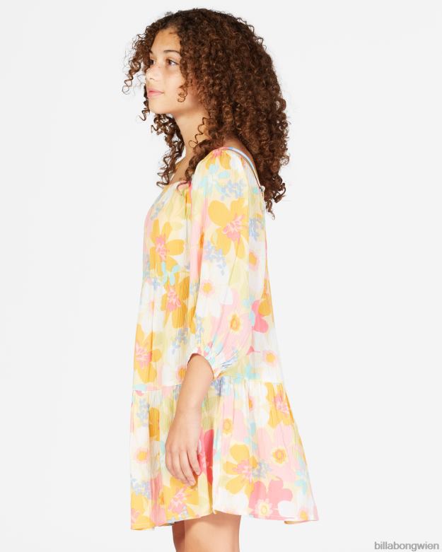 Billabong Clothing 00V682764 | Billabong Love Crush Babydoll-Kleid Buttermilch Mädchen