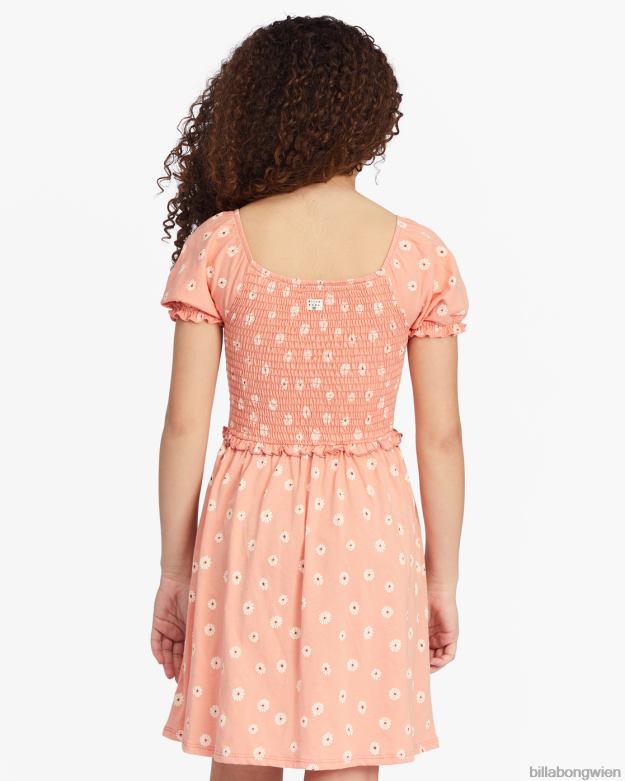 Billabong Clothing 00V682768 | Billabong Dance Around Babydoll-Minikleid Canyon-Sonnenuntergang Mädchen