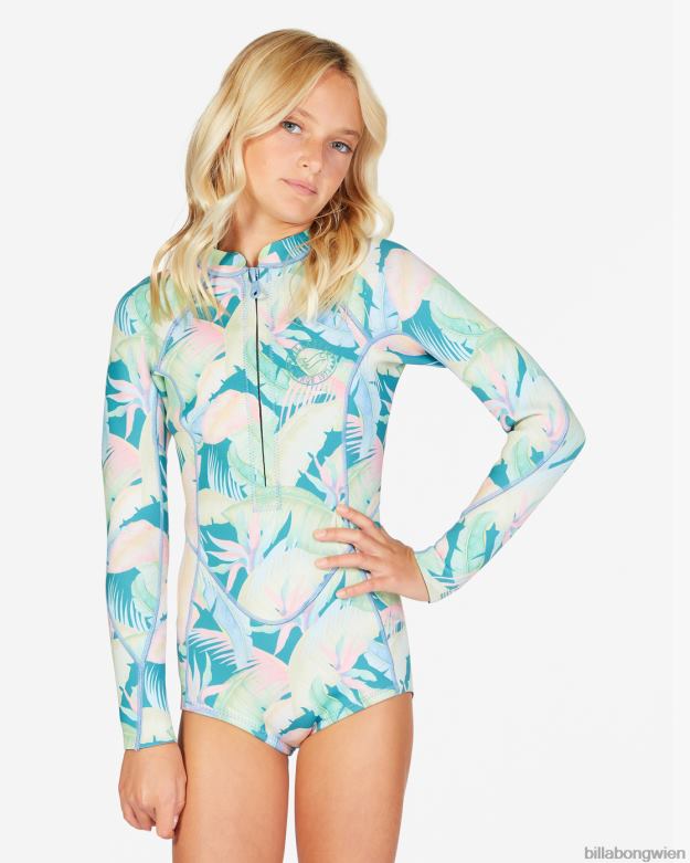Billabong Clothing 00V682662 | Billabong 1/1 Salty Dayz Frühlingsanzug Meerestropen Mädchen
