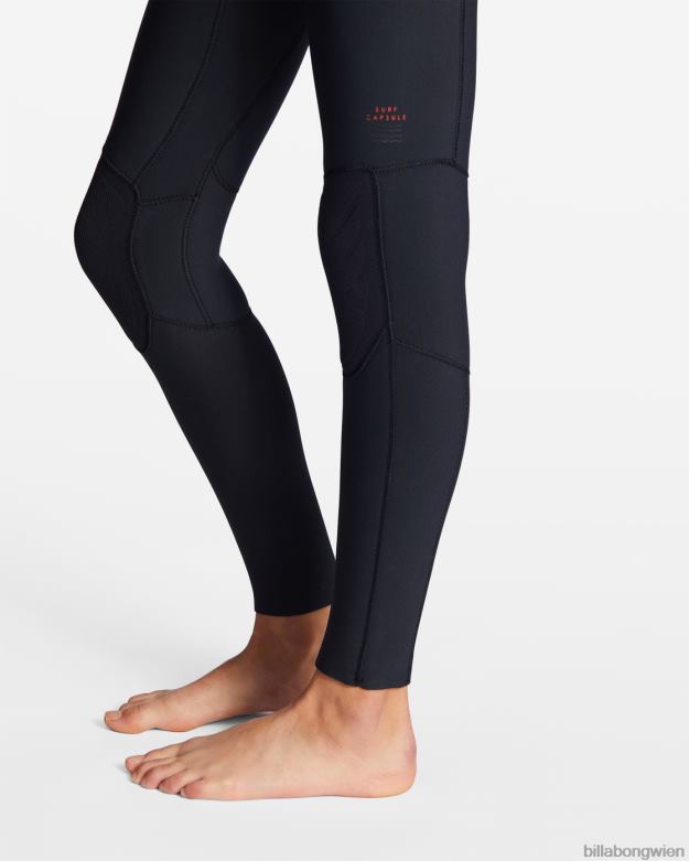 Billabong Clothing 00V682739 | Billabong 3/2 Salty Dayz Neoprenanzug mit Brustreißverschluss gefleckt Mädchen