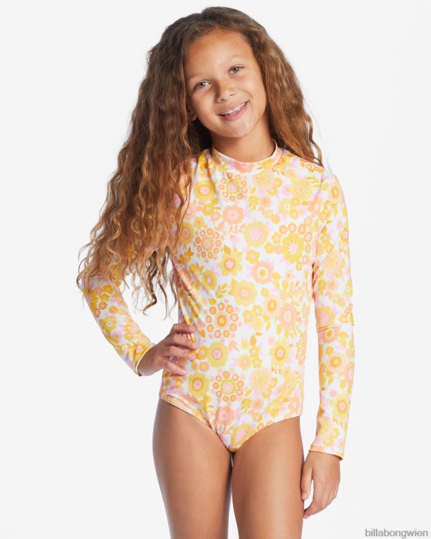 Billabong Clothing 00V682626 | Billabong Einteiliger, langärmliger Wildflower-Rashguard mit LSF 50 multi Mädchen
