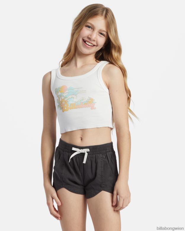 Billabong Clothing 00V682599 | Billabong „Mad for You“-Shorts mit elastischem Bund aus schwarz Mädchen