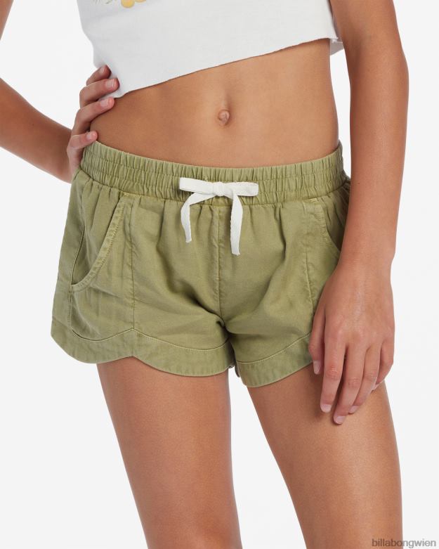 Billabong Clothing 00V682600 | Billabong „Mad for You“-Shorts mit elastischem Bund Avocado Mädchen