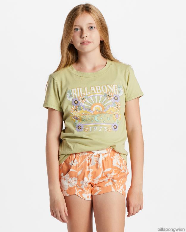 Billabong Clothing 00V682656 | Billabong „Mad for You“-Shorts mit elastischem Bund würzige Mandarine Mädchen
