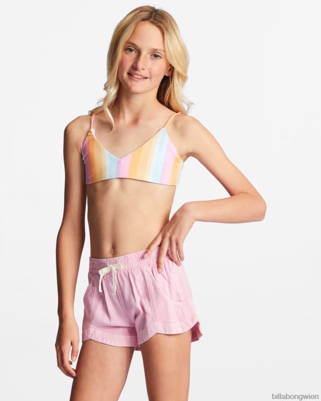 Billabong Clothing 00V682692 | Billabong „Mad for You“-Shorts mit elastischem Bund fröhliches Rosa Mädchen