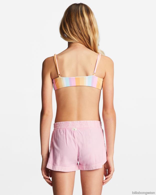 Billabong Clothing 00V682692 | Billabong „Mad for You“-Shorts mit elastischem Bund fröhliches Rosa Mädchen