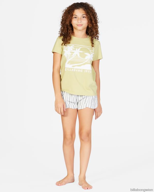 Billabong Clothing 00V682704 | Billabong „Mad for You“-Shorts mit elastischem Bund Salzkristall Mädchen