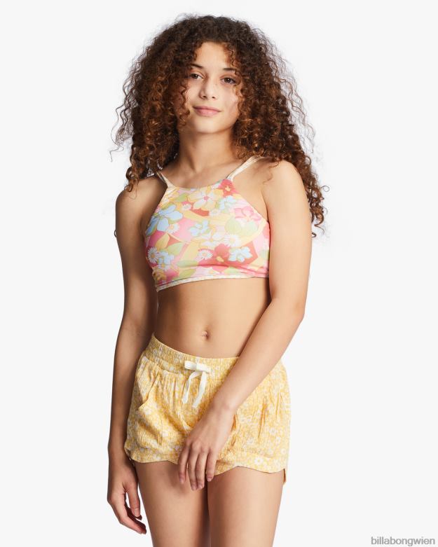 Billabong Clothing 00V682719 | Billabong „Mad for You“-Shorts mit elastischem Bund goldener Pfirsich Mädchen