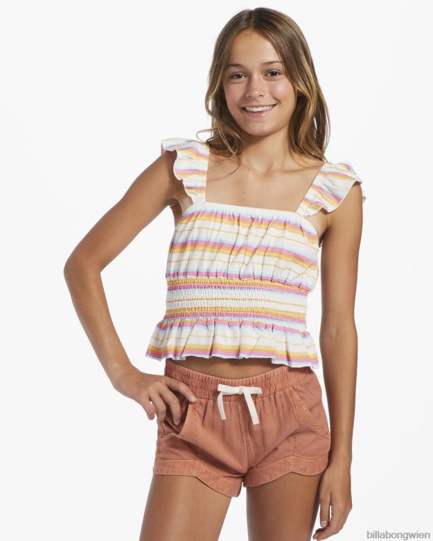 Billabong Clothing 00V682767 | Billabong „Mad for You“-Shorts mit elastischem Bund Ziegel Mädchen