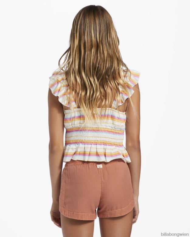 Billabong Clothing 00V682767 | Billabong „Mad for You“-Shorts mit elastischem Bund Ziegel Mädchen