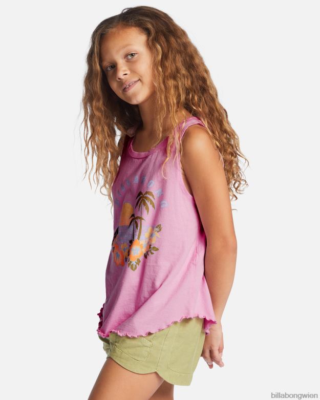 Billabong Clothing 00V682668 | Billabong Dawn Patrol-Tanktop Rosa Spuren Mädchen
