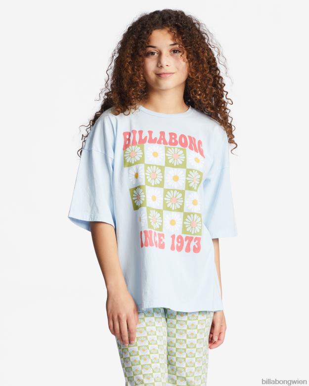 Billabong Clothing 00V682688 | Billabong 4-16 Tanktop „Lass das Glück erblühen“. Singvogel blau Mädchen