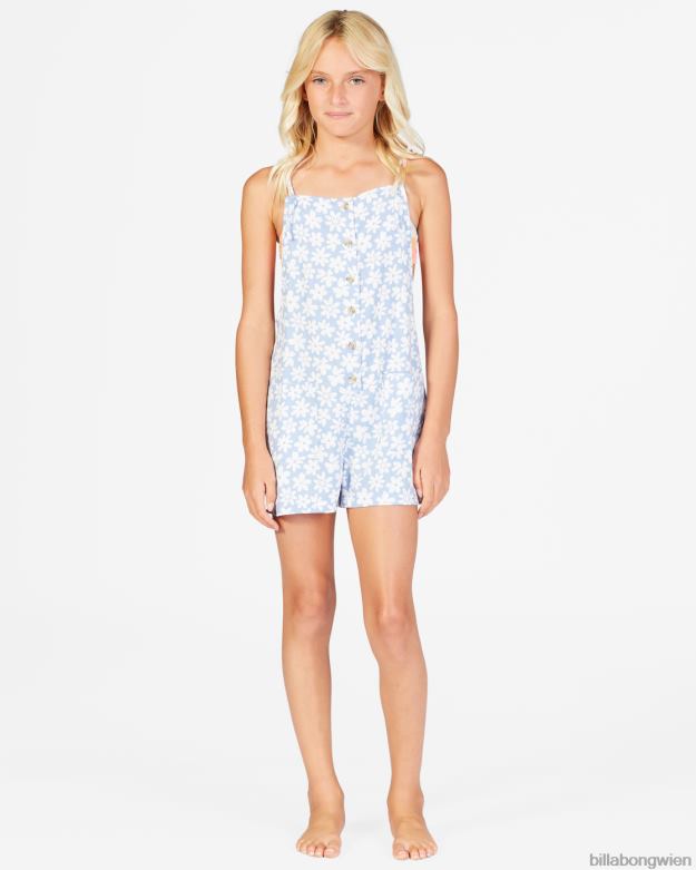 Billabong Clothing 00V682784 | Billabong Wave Watch Jr Strampler Bayou-Blau Mädchen