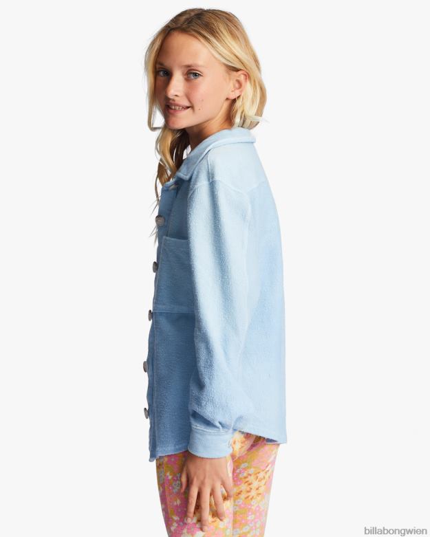 Billabong Clothing 00V682736 | Billabong 4-16 verträumte Farben-Overshirt Singvogel blau Mädchen