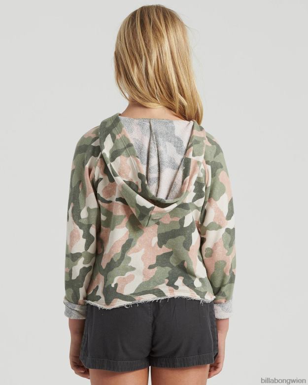 Billabong Clothing 00V682806 | Billabong Camp-Day-Sweatshirt Armeetarnung Mädchen