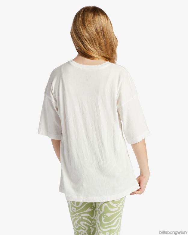 Billabong Clothing 00V682623 | Billabong Unter dem Palmen-T-Shirt Salzkristall Mädchen