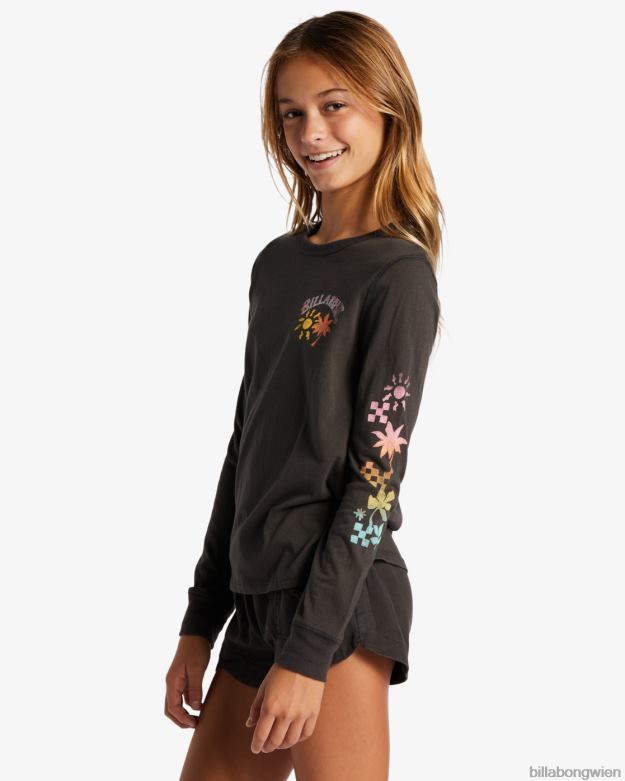 Billabong Clothing 00V682634 | Billabong Sun Club-T-Shirt aus schwarz Mädchen
