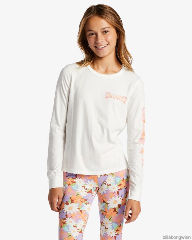 Billabong Clothing 00V682639 | Billabong Liebe blüht T-Shirt Salzkristall Mädchen