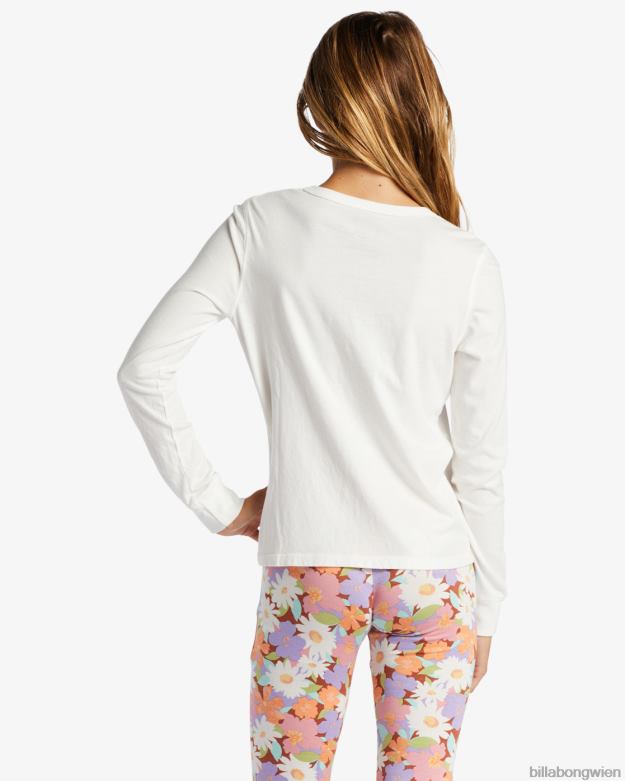 Billabong Clothing 00V682639 | Billabong Liebe blüht T-Shirt Salzkristall Mädchen