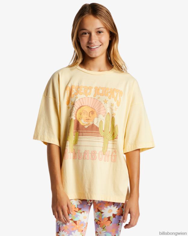 Billabong Clothing 00V682642 | Billabong T-Shirt mit Wüstennächten Buttermilch Mädchen