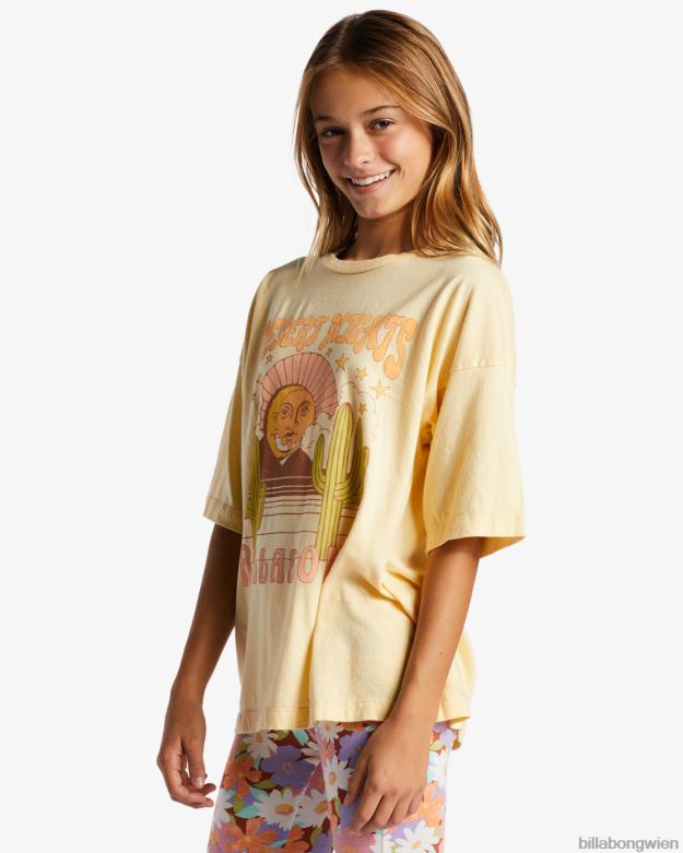 Billabong Clothing 00V682642 | Billabong T-Shirt mit Wüstennächten Buttermilch Mädchen