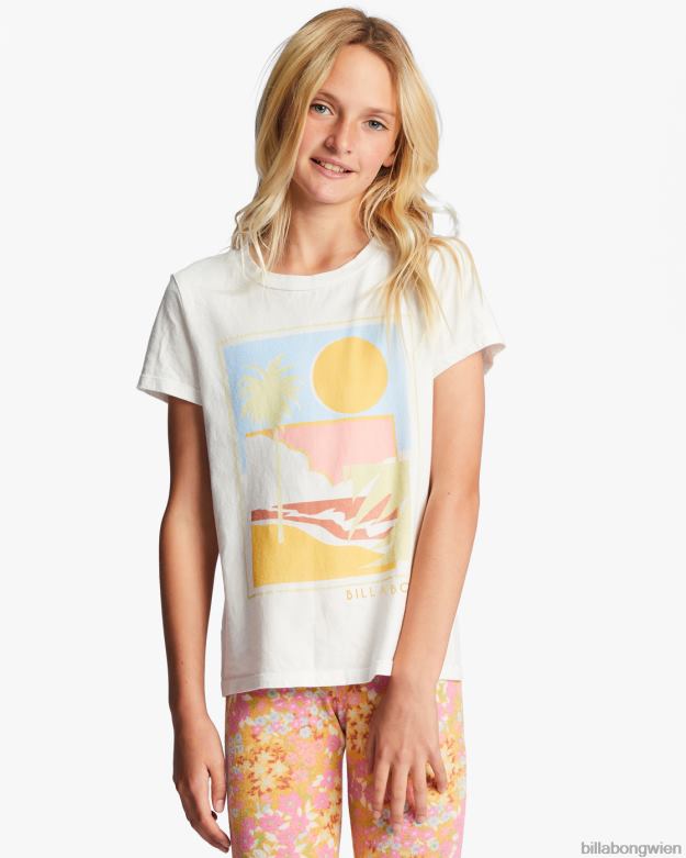 Billabong Clothing 00V682689 | Billabong 4-16 California Trip übergroßes T-Shirt Salzkristall Mädchen