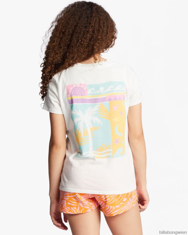 Billabong Clothing 00V682694 | Billabong 4-16 genießen Sie die Aussicht übergroßes T-Shirt Salzkristall Mädchen
