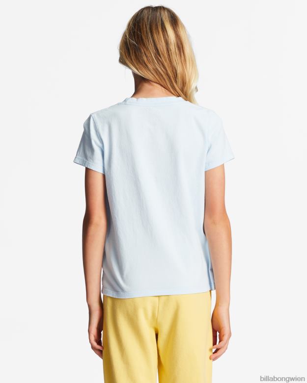 Billabong Clothing 00V682712 | Billabong 4-16 heute ist der Tag des übergroßen T-Shirts Singvogel blau Mädchen
