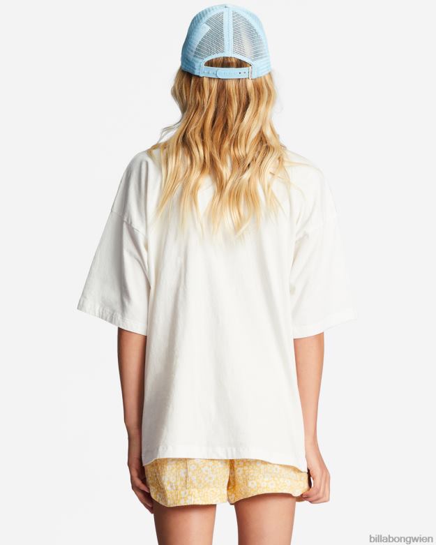 Billabong Clothing 00V682745 | Billabong 4-16 Sunshine Dreams übergroßes T-Shirt Salzkristall Mädchen