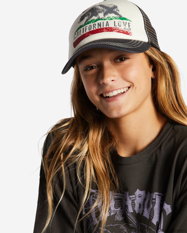 Billabong Wien 00V682598 | Billabong Pitstop Jr Trucker-Mütze verkohlen Mädchen
