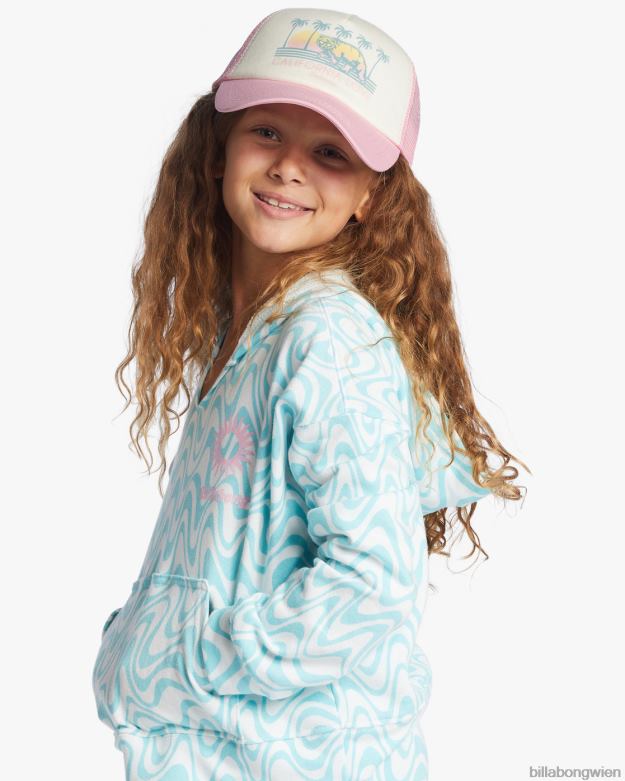 Billabong Wien 00V682755 | Billabong Pitstop Jr Trucker-Mütze Rosa Spuren Mädchen