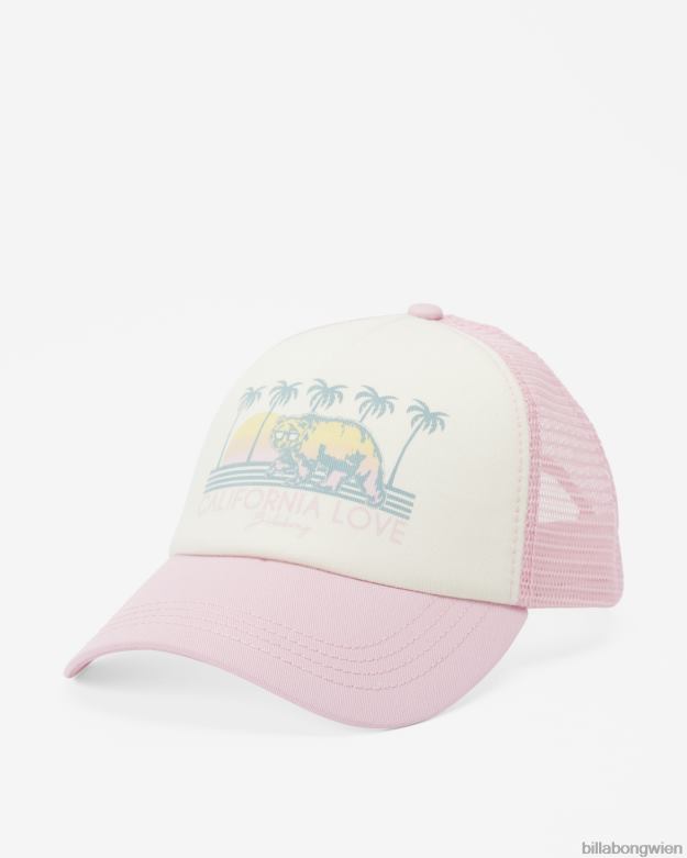 Billabong Wien 00V682755 | Billabong Pitstop Jr Trucker-Mütze Rosa Spuren Mädchen