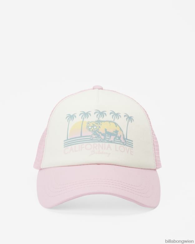 Billabong Wien 00V682755 | Billabong Pitstop Jr Trucker-Mütze Rosa Spuren Mädchen