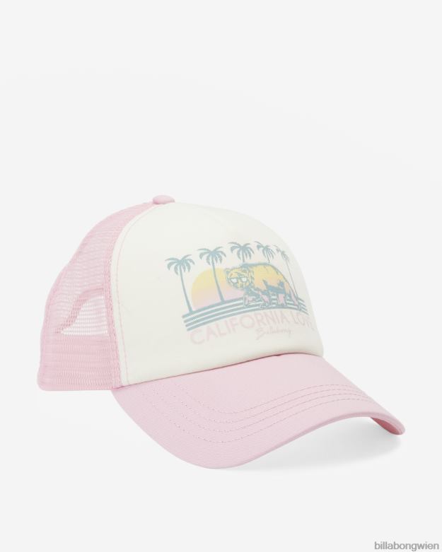 Billabong Wien 00V682755 | Billabong Pitstop Jr Trucker-Mütze Rosa Spuren Mädchen