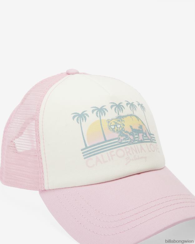 Billabong Wien 00V682755 | Billabong Pitstop Jr Trucker-Mütze Rosa Spuren Mädchen